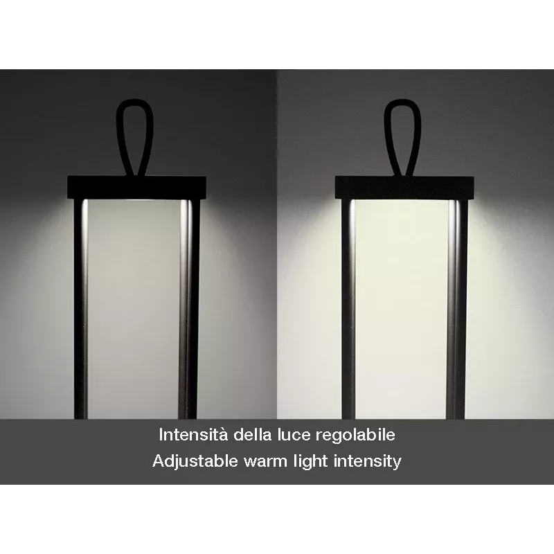 Uzlādējama laterna Beper P207ILI100 — melna, pārnēsājams LED apgaismojums