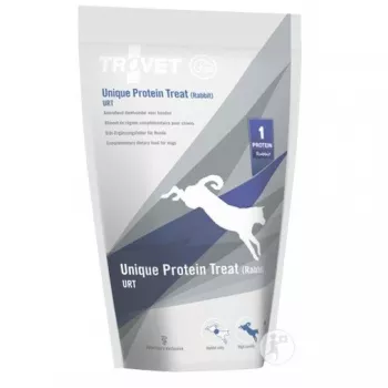 Suņu kārums TROVET Unique Protein Treat URT Rabbit 125 g — hipoalerģisks, 55% proteīna