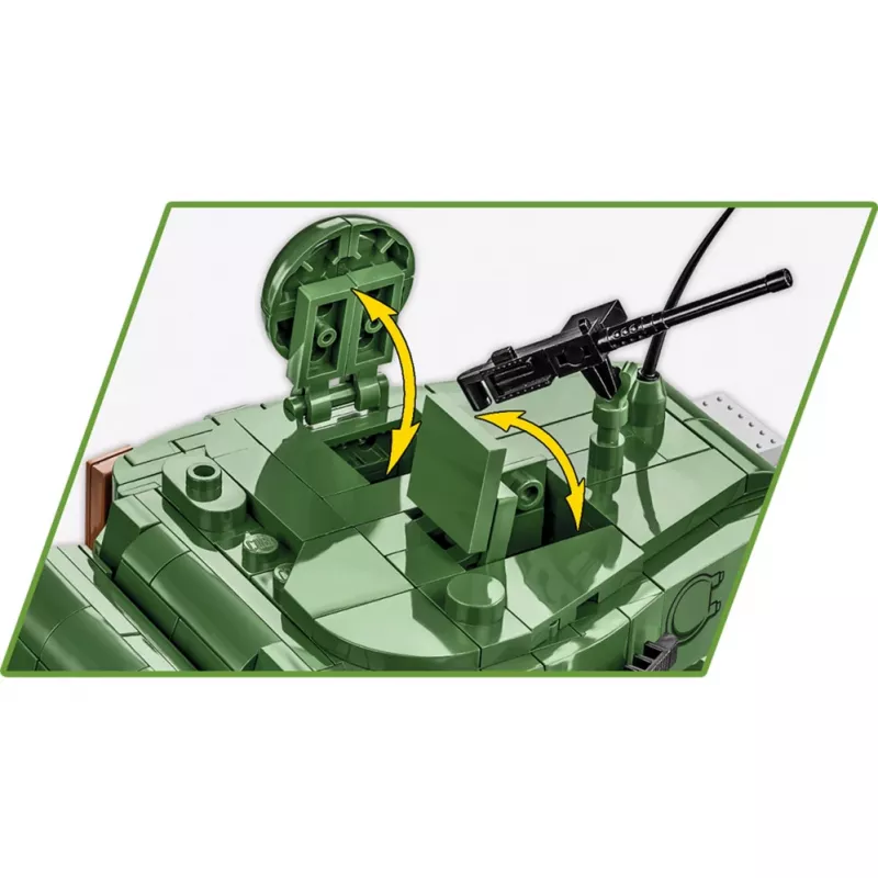 COBI M26 Pershing T26E3 būvēšanas komplekts, 904 gab., plastmasa, vecumam no 3 gadiem