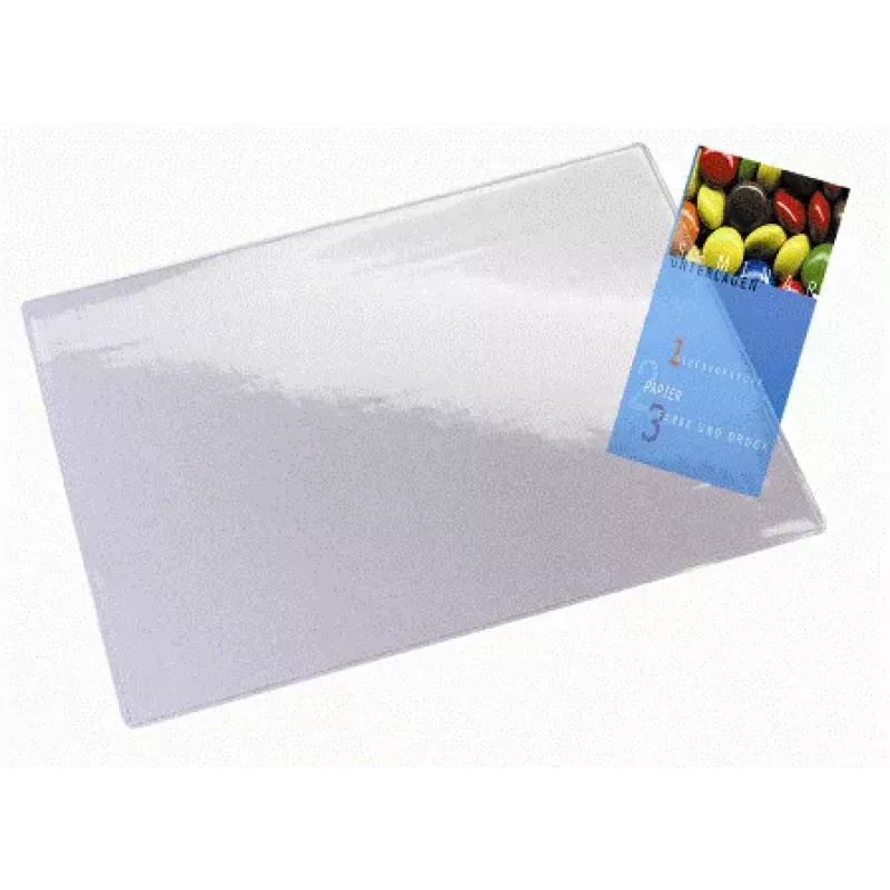 Leitz Plus galda paliktnis, Caurspīdīgs, Polivinilhlorīds (PVC), 650 mm, 500 mm, 1 gab.