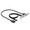 Slota kronšteins DeLOCK 89934 ar 1 x USB Type-C un 1 x USB Type-A pieslēgvietu