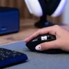 Bezvadu pele YENKEE SPIN DUAL 2095BK — kompakta divu režīmu optiskā pele, modelis YMS 2095B SPIN