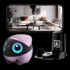 EnaBot Ebo Air 2 Plus mājas mobilais uzraudzības robots ar AI kameru, violets