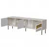 TV skapītis cama meble INSERTO 3D1W 190x40x62 cm kašmira apdare ar LED