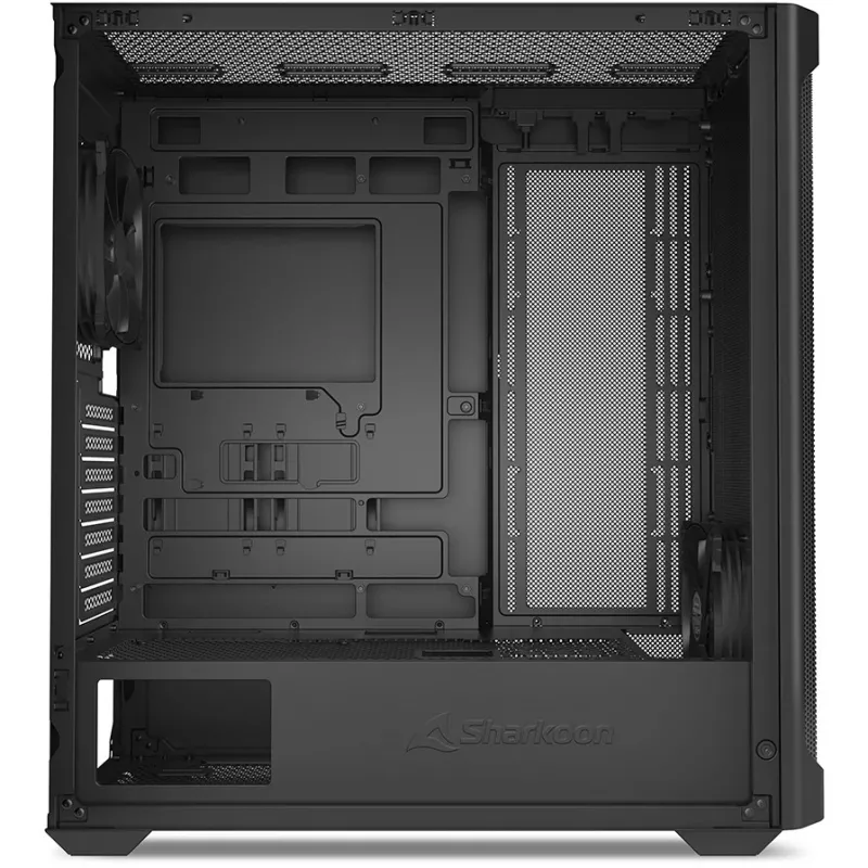Sharkoon AK4 RGB STRIP Midi Tower Melns