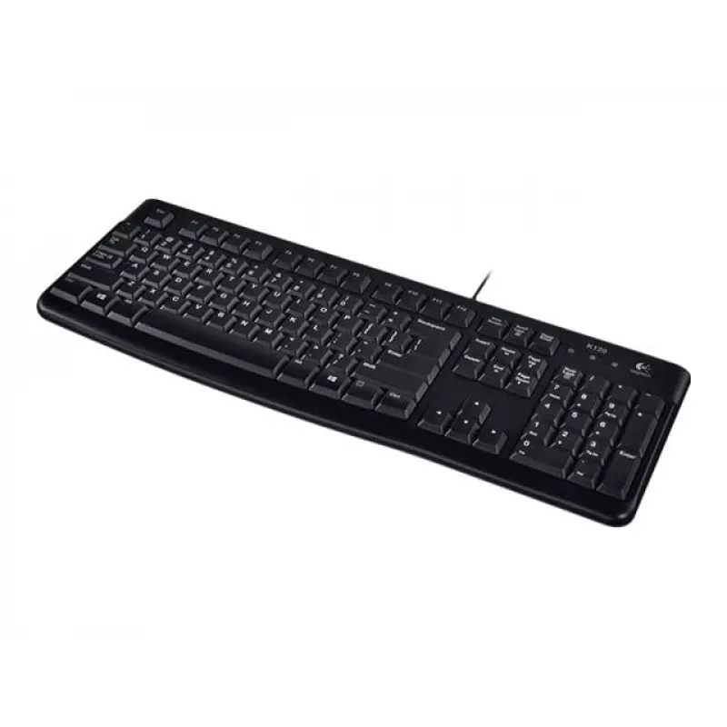 K120 vadu tastatūra, vadu, USB, QWERTZ, melna