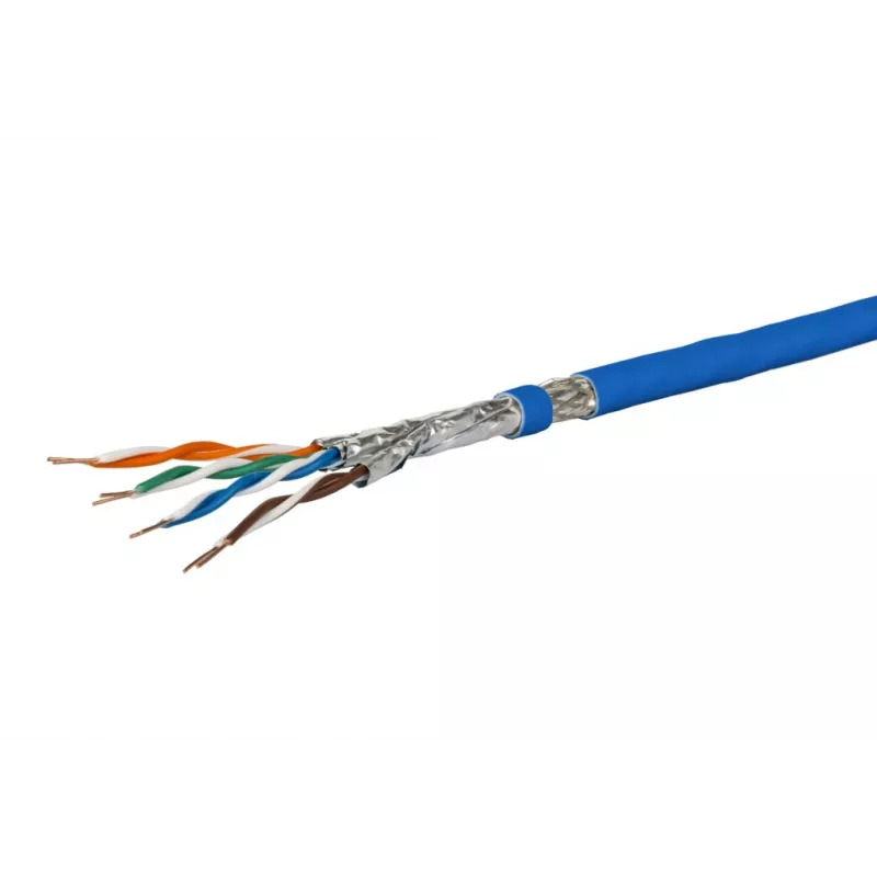 Tīkla kabelis Metz Connect 1308427B34145 Cat7a S/FTP zils 100 m