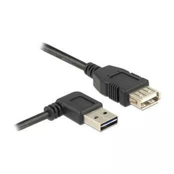 USB kabelis DeLOCK 2m USB 2.0-A uz USB 2.0-A melns
