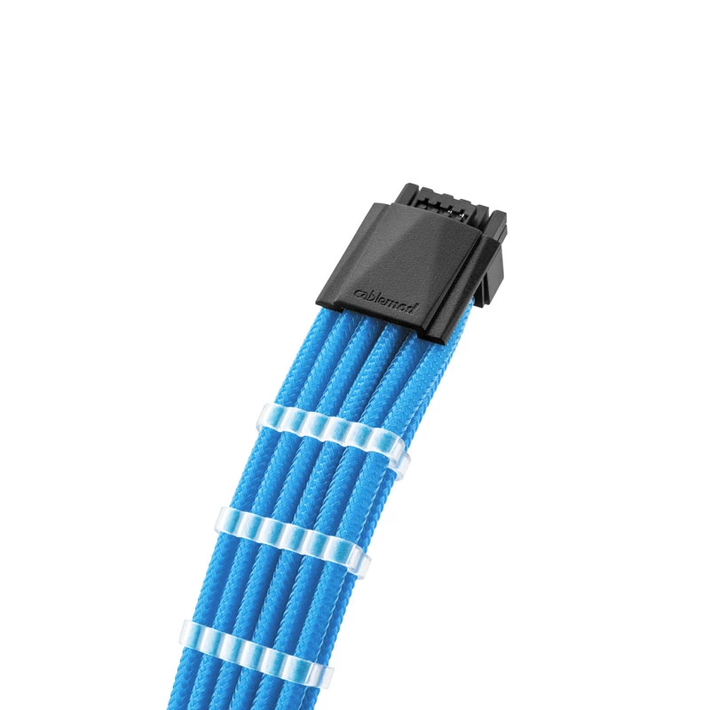 CableMod RT-Series PRO ModMesh 12VHPWR Dual kabelis Kit for ASUS/Seasonic, gaiši zils