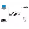 Video kabeļa adapteris GEMBIRD A-HDMIF30-DPM-01 HDMI Type A uz DisplayPort 0,15 m Melns