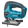 Finierzāģis Makita DJV180ZX bezvada korpusa modelis — 3 pakāpju svārsts, 0–2600 gājieni/min, gājiena garums 26 mm, griezuma dziļums kokā 135 mm