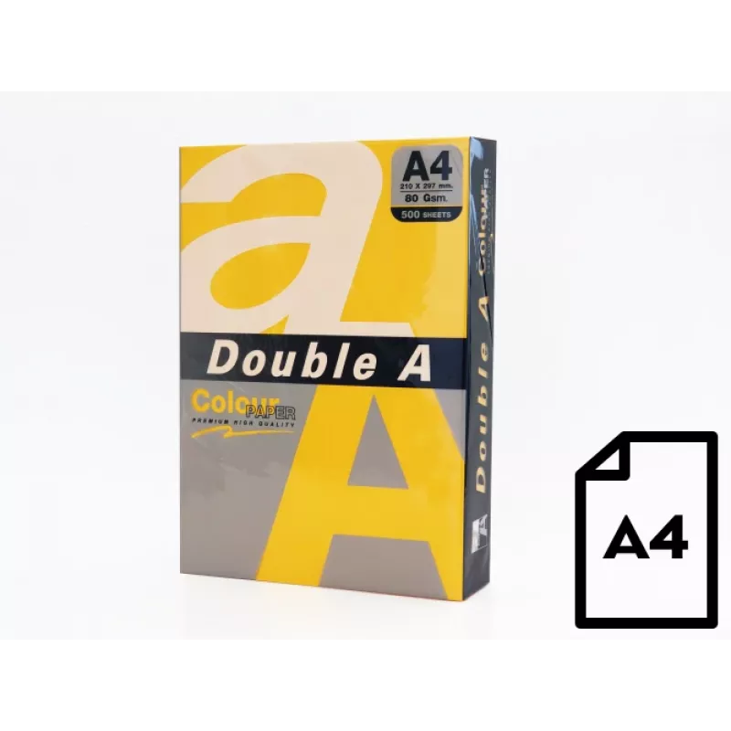 A4 krāsains papīrs double a DA-GOLD 80 g/m², 500 loksnes