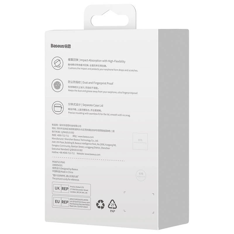 Caurspīdīgs aizsargmaciņš Baseus ARAP000000 AirPods 3 — viegls, izturīgs