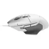 Spēļu peles komplekts Logitech G G502 X ar G240 cieto spēļu peles paliktni — labās rokas, optiskā 25600 DPI, USB Type-A, 13 pogas, balta