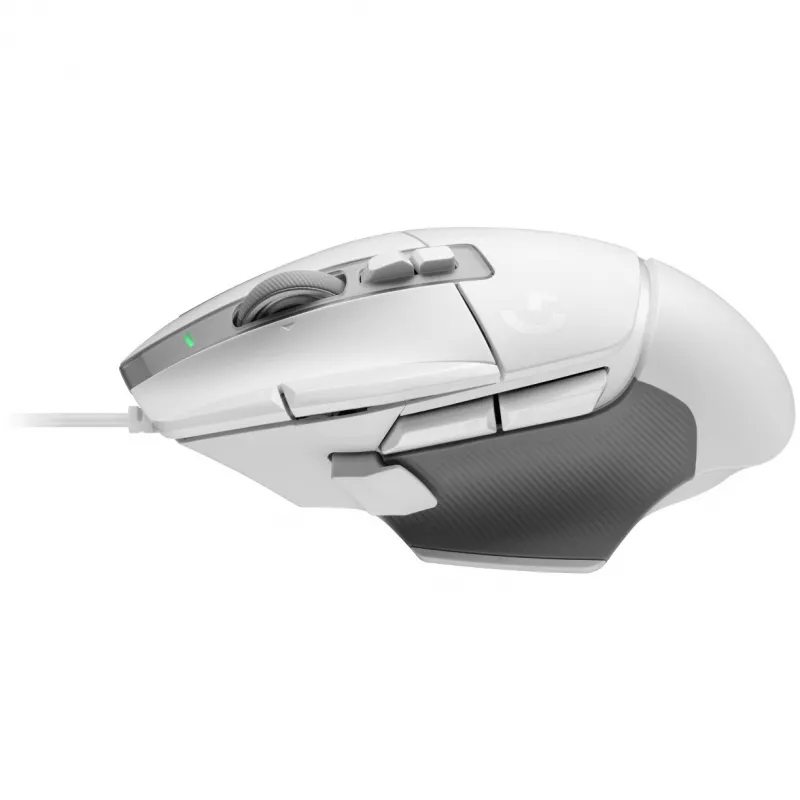 Spēļu peles komplekts Logitech G G502 X ar G240 cieto spēļu peles paliktni — labās rokas, optiskā 25600 DPI, USB Type-A, 13 pogas, balta