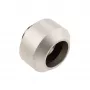 Cietās caurules savienotājs 14 mm, OPTIMUS, satīna niķelis — kompresijas savienotājs cietai PC dzesēšanas caurulei