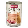 ANIMONDA Carny Adult Chicken, tītara, pīļu sirdis - mitrā kaķu barība - 400g