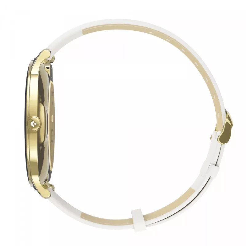 Smartwatch Garett Verona 2 Gold Mesh ar Bluetooth un sirdsdarbības monitoru