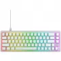 CHERRY K5V2 Compact klaviatūra spēlēm USB QWERTY angļu balta 67 taustiņi RGB LED