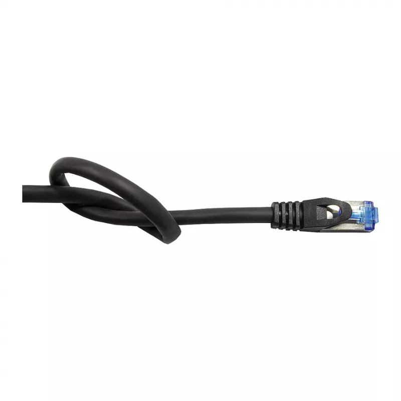 Good Connections Cat.6A komutācijas kabelis SmartFLEX HF melns 0,5m
