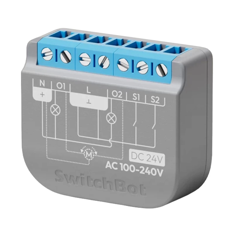 Relejs SwitchBot Relay Switch 2PM divkanālu W5502320 – divkanālu relejs viedai vadībai