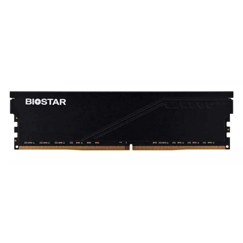 Galddatora DDR4 operatīvā atmiņa BIOSTAR 16GB 3200MHz ar siltuma izkliedētāju (modelis DO32NU4H16)