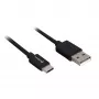 USB 2.0 A uz USB-C kabeļa adapteris Sharkoon 0,5 m, melns