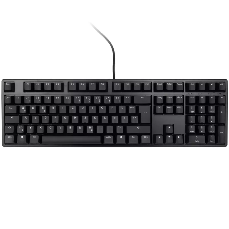 Ducky Origin Phantom Melns tastatūra universāla USB QWERTZ vācu