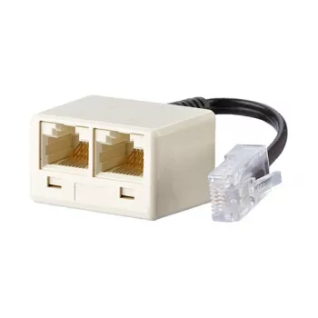 METZ CONNECT UAE - Tīkla adapteris - RJ-45 (sieviešu) uz RJ-45 (vīriešu) - 10cm - Pērļu balts (130607440101-E)