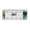 PoE injektors Extralink 4-portu 4x 100Mb/s RJ45, Fast Ethernet, 48 V, bez korpusa