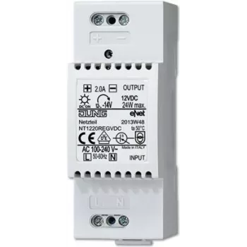 JUNG NT 1220 REG VDC - 100 - 240 V - 50/60 Hz - 2 A - Balta - 36 mm
