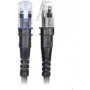 PatchSee ThinPATCH - komutācijas kabelis - RJ-45 (V) uz RJ-45 (V) - 60 cm - 4,9 mm - FTP - CAT 6a - IEEE 802,3at - ekranēts, bez halogēna - melns (TP-6A-F/2)