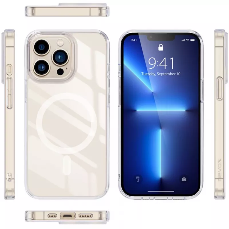 StyleShell SHOCKFlex, Phone Case transparent, iPhone 16 Pro, Saderīga ar MagSafe