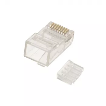 Tīkla kabelis Extralink RJ45 Savienotājs CAT6 UTP RJ45 8P8C Caurspīdīgs