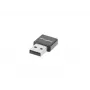 USB bezvadu tīkla adapteris LANBERG NC-0300-WI, 2x iekšējās antenas 2 dBi, USB 2.0, līdz 2400 Mbit/s, melns
