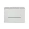 Pie sienas stiprināms 19 collu statīva skapis DIGITUS Dynamic‑N DN-37100, 7U, 600x450 mm (PxG), IP20, gaiši pelēks, neizjaukts
