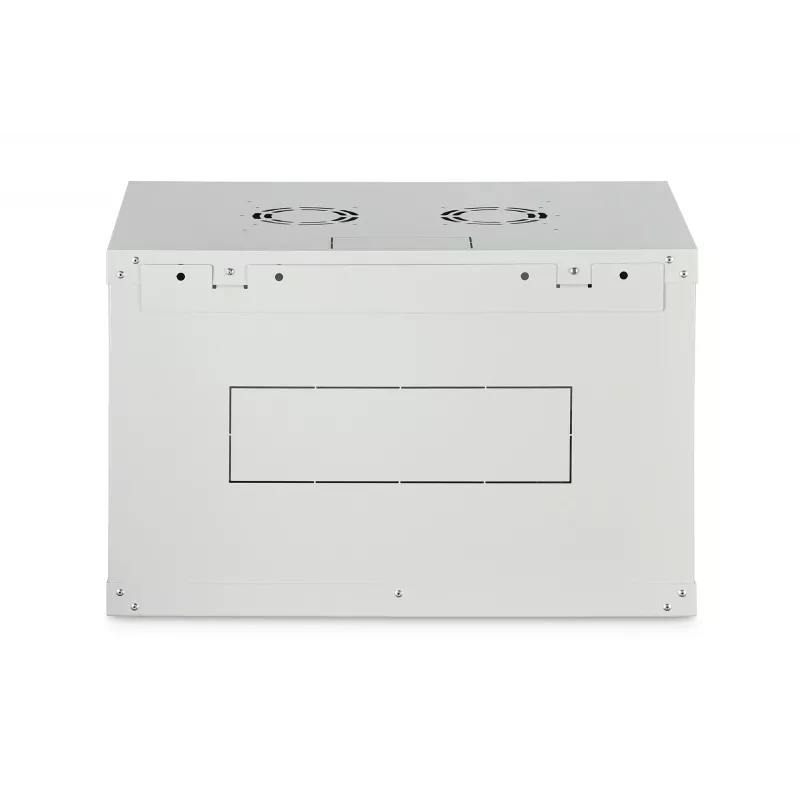 Pie sienas stiprināms 19 collu statīva skapis DIGITUS Dynamic‑N DN-37100, 7U, 600x450 mm (PxG), IP20, gaiši pelēks, neizjaukts