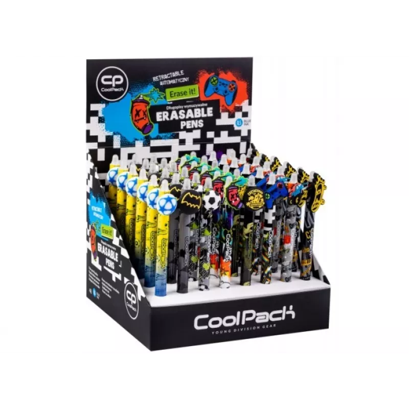 Izvelkama dzēšama pildspalva CoolPack Boys
