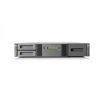 Hewlett Packard Enterprise HPE StorageWorks MSL2024 - lentu bibliotēka - LTO Ultrium - maks. disku skaits: 2 - plaukta - plauktā montējama - 2U - svītrkodu lasītājs - ProLiant DL120