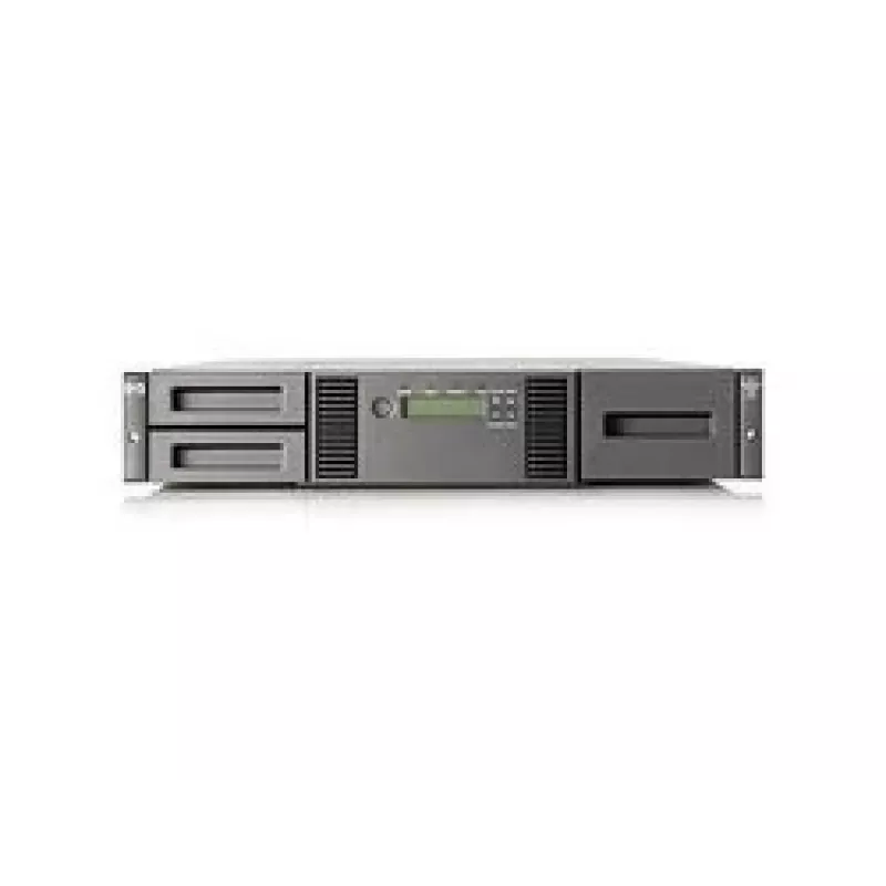 Hewlett Packard Enterprise HPE StorageWorks MSL2024 - lentu bibliotēka - LTO Ultrium - maks. disku skaits: 2 - plaukta - plauktā montējama - 2U - svītrkodu lasītājs - ProLiant DL120
