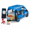 BRUDER kemperis MB Sprinter 02684 ar vadītāju – mēroga transportlīdzekļa rotaļlieta