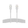 Belkin BOOSTCHARGE PRO Flex USB kabelis 1 m USB 2.0 USB C balts (CAB011BT1MWH)