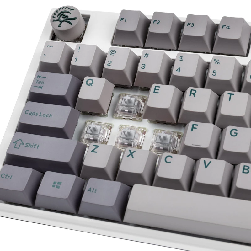 Ducky One 3 TKL tastatūra Spēlēm USB ASV angļu valoda Sudraba