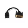 DVI uz HDMI adapteris Garbot 31.20.9001 — 15 cm kabelis, melns