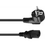 Barošanas kabelis Omnitronic auksto ierīču savienotājiem 3x1,0 mm², 1,5 m garš