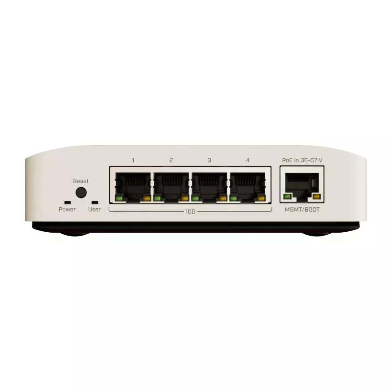 Mikrotik CRS304-4XG-IN tīkla komutators 10G Ethernet Power over Ethernet balta