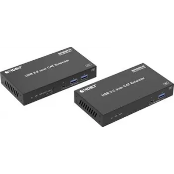 SpeaKa Professional SP-USBE-830 7+2 portu KVM paplašinātājs, vadāms caur datoru, melns (SP-13472960)