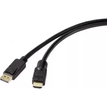 Renkforce RF-4581872 HDMI kabelis 15 m HDMI Type A (standarta) melns (RF-4581872)