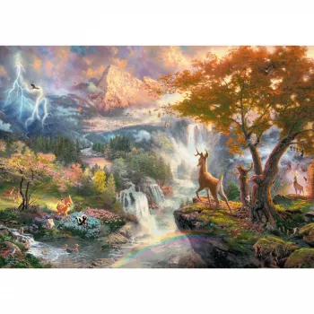 Puzle Schmidt Spiele Disney Bambi 1000 gab., platums 693 mm, vecumam no 12 gadiem