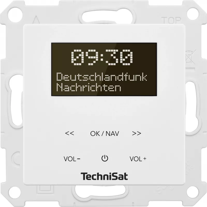 TechniSat DigitRadio UP 55 - DAB radio - 2 x 2 vati - balts (0001/3901)
